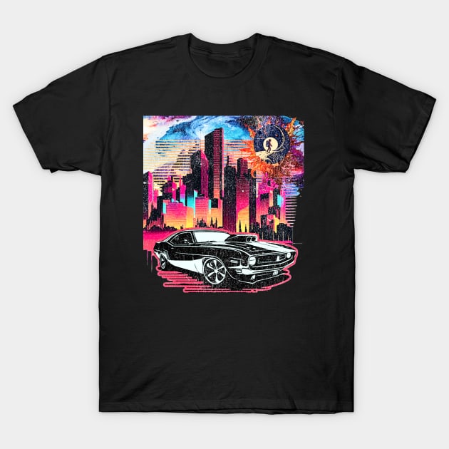 Let's Live Fast Car Motivational inspirational Funny Muscle Car lover  Hot Road, Racing Vintage 70s Car Rally Racing Lover Gifts  T-Shirt by Customo